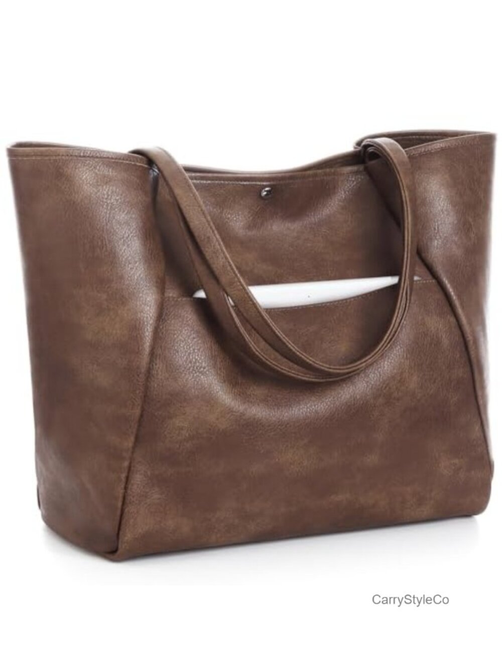 Large Vegan Leather Tote Bag Oversized Weekender Purse for Women
